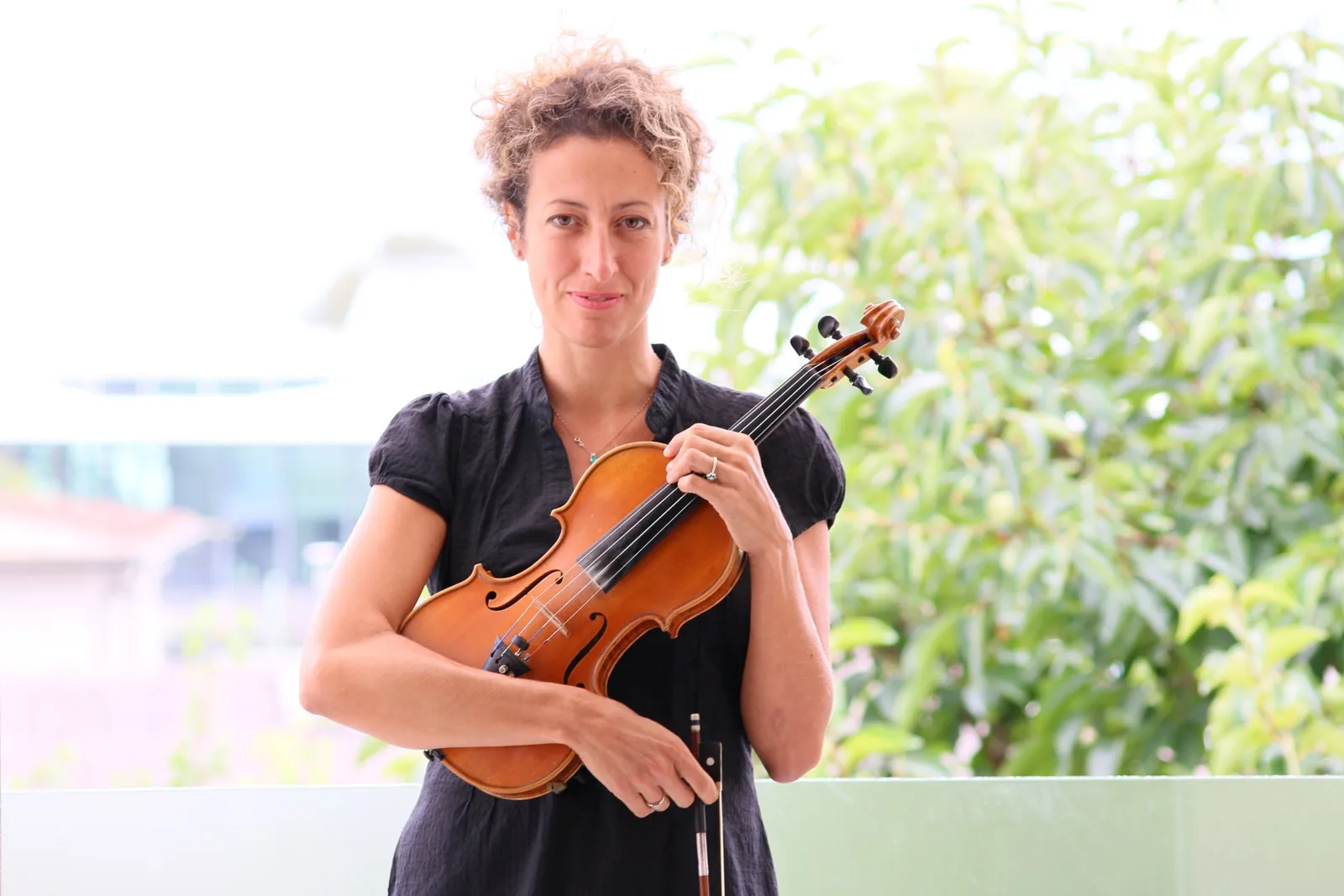 Chiara avec son violon